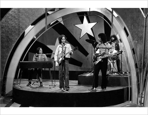 Filming of the television music chart show Top of the Pops at the BBC Studios