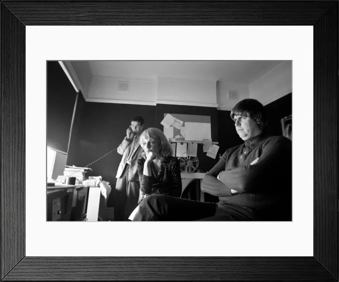 Framed Print : Esther Rantzen in the cutting room of the ThatOs Life'programme Framed Print : Esther Rantzen in the cutting room of the ThatOs Life'programme