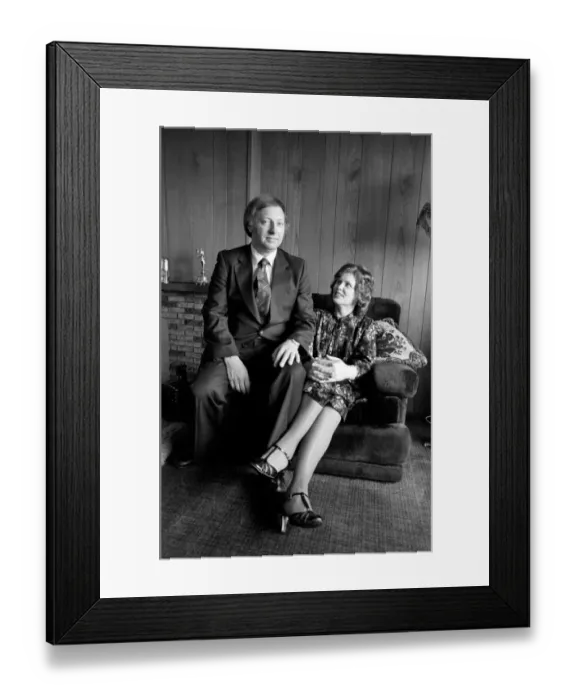 Framed Print : Arthur Scargill: Leader of the National Union of Miners Arthur Scargill at home with his