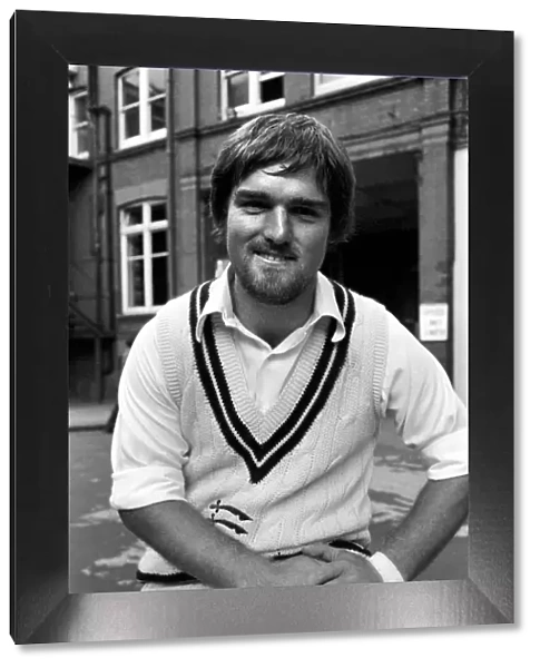 Cricketer Mike Gatting. June 1980