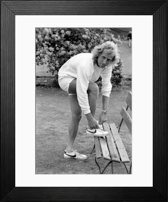 Framed Print : American tennis star Vitas Gerulaitis. June 1980 80-03078-004 Framed Print : American tennis star Vitas Gerulaitis. June 1980 80-03078-004