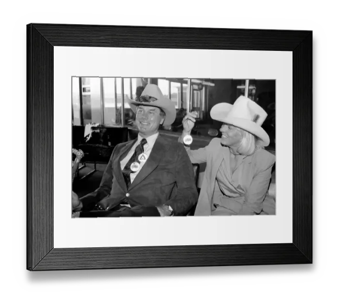 Framed Print : American actor Larry Hagman who plays J. R'Ewing in Dallas Framed Print : American actor Larry Hagman who plays J. R'Ewing in Dallas