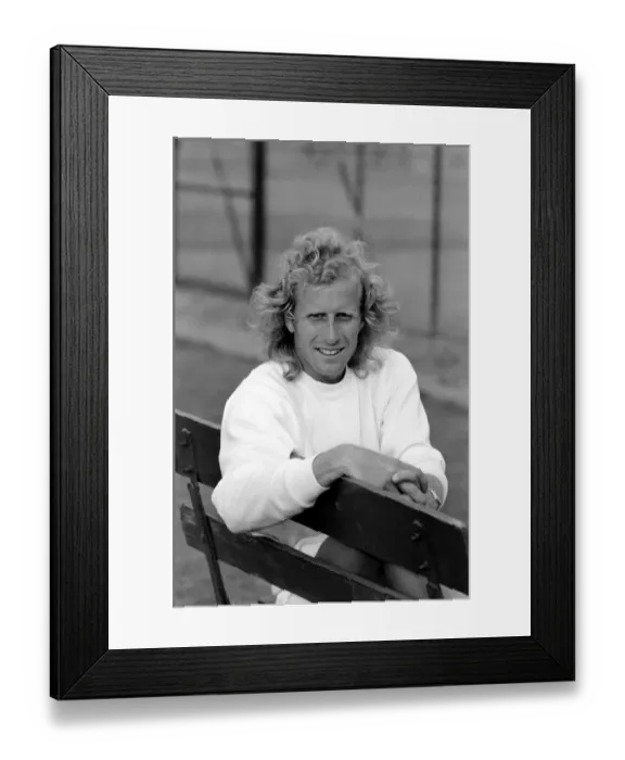 Framed Print : American tennis star Vitas Gerulaitis. June 1980 80-03078-004 Framed Print : American tennis star Vitas Gerulaitis. June 1980 80-03078-004