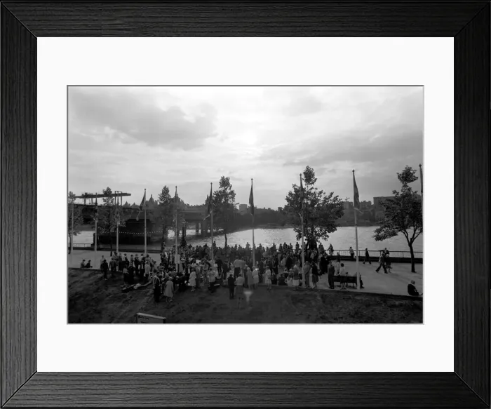 Framed Print : Members of the BBC Concert Orchestra perform for members of the public who were not able Framed Print : Members of the BBC Concert Orchestra perform for members of the public who were not able