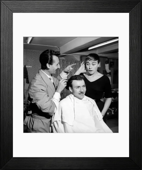 Framed Print : Wig Maker: Josephine Annes hair is made into a wig for Peter Kent Framed Print : Wig Maker: Josephine Annes hair is made into a wig for Peter Kent