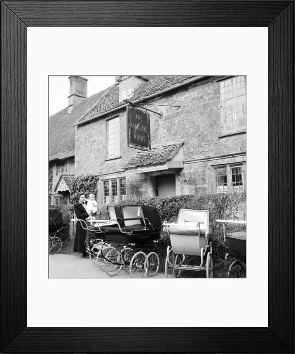 Framed Print : Medical: Baby: Clinic: Once every week the Falklands Arm pub near Stratford stops serving
