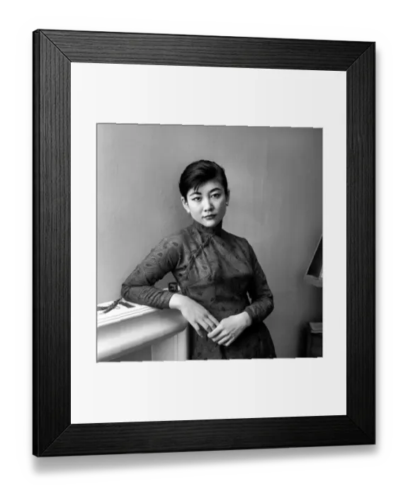 Framed Print : Chinese Film Actress Tsai-Chin. 1958 A647-003
