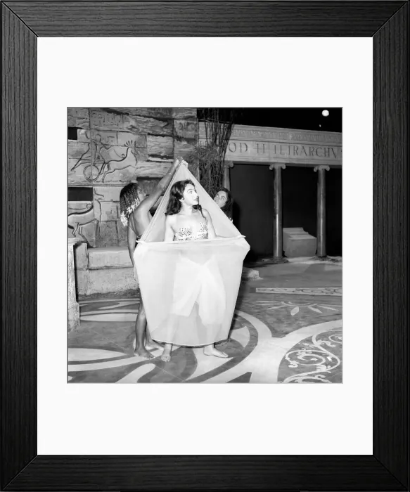 Framed Print : Actress Helga Pilarczyk seen here playing Salomi. September 1957 A528 Framed Print : Actress Helga Pilarczyk seen here playing Salomi. September 1957 A528
