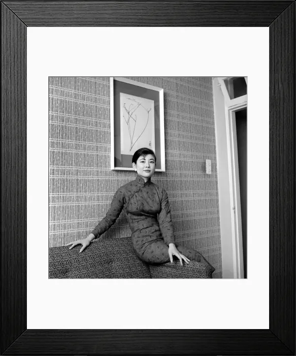 Framed Print : Chinese Film Actress Tsai-Chin. 1958 A647-001 Framed Print : Chinese Film Actress Tsai-Chin. 1958 A647-001