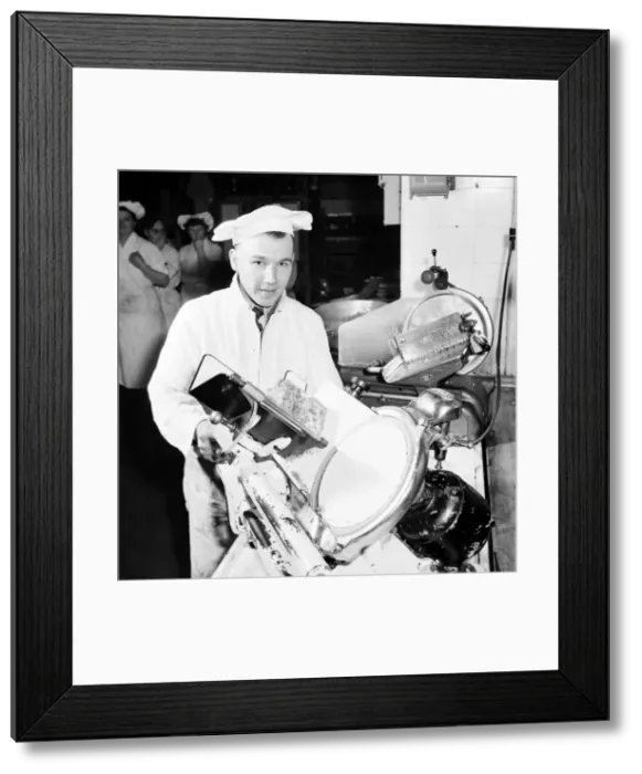 Framed Print : Industry: General scene in and around a copper works foundry floor in Yorkshire Framed Print : Industry: General scene in and around a copper works foundry floor in Yorkshire