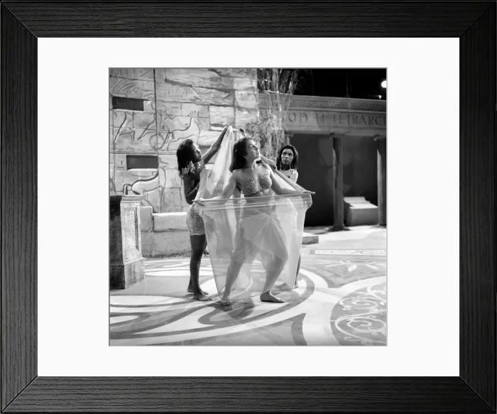 Framed Print : Actress Helga Pilarczyk seen here playing Salomi. September 1957 A528-001