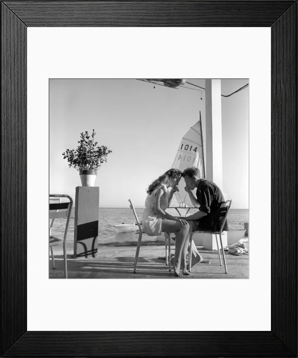 Framed Print : Holidays: Holidaymakers: Tourists explore the fishing villages of Corsica Framed Print : Holidays: Holidaymakers: Tourists explore the fishing villages of Corsica