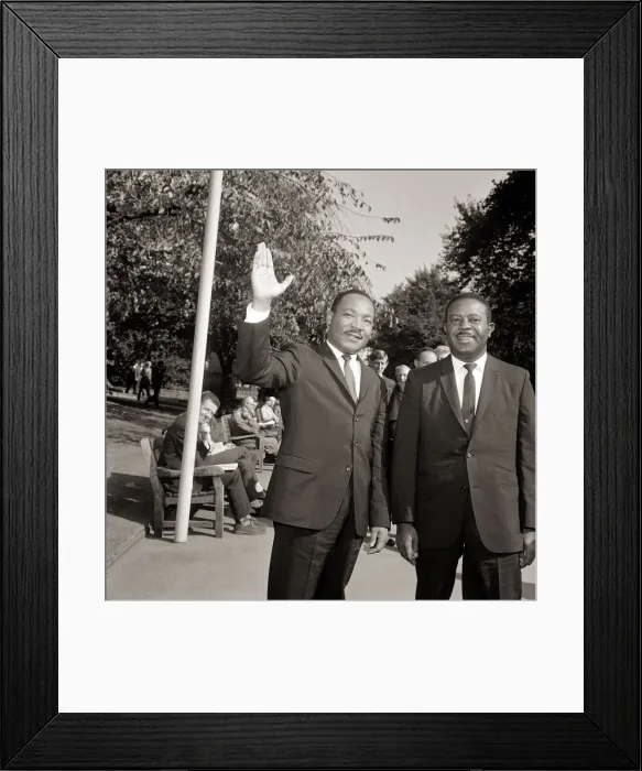 Framed Print : Martin Luther King September 1964 Arrived in London yesterday 1960s