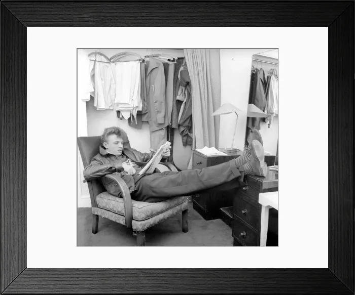 Framed Print : Singer Tommy Steel seen here performing. 1957 A397-001 Framed Print : Singer Tommy Steel seen here performing. 1957 A397-001