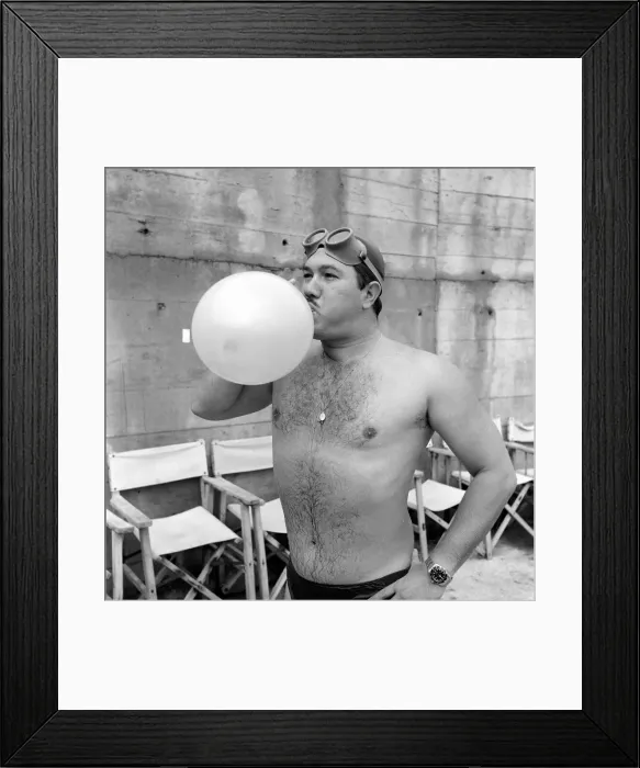 Framed Print : Channel Swimmers: Little and Large, people who attempt to swim the English Channel come Framed Print : Channel Swimmers: Little and Large, people who attempt to swim the English Channel come