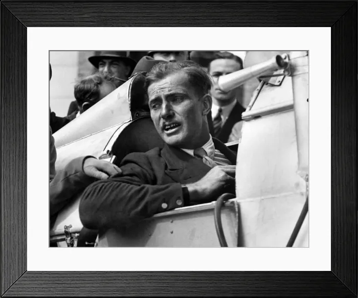 Framed Print : C. W. A. Scott, who achieved prominence as an aviator in 1931 when he flew from England to