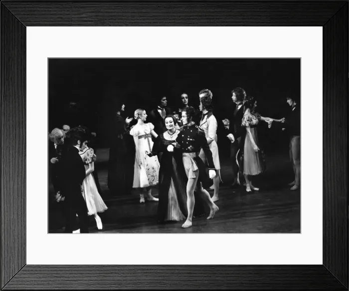 Framed Print : Ruth Papendick (centre) as Madame Larina in the Stuttgart Ballet production of John