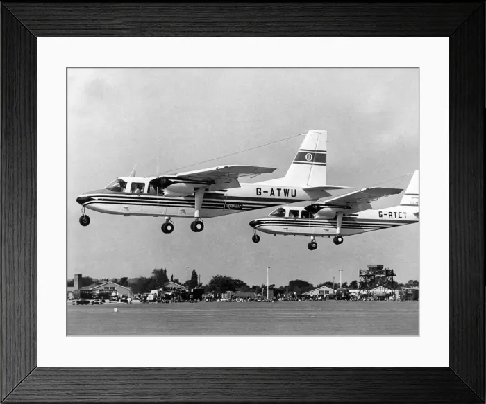 Framed Print : Farnborough Air Show The only completely new aircraft at the show - The Britten Framed Print : Farnborough Air Show The only completely new aircraft at the show - The Britten