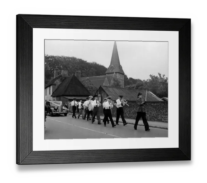 Framed Print : Wedding of William Albert Cooper and Maureen Ovenden at St Framed Print : Wedding of William Albert Cooper and Maureen Ovenden at St