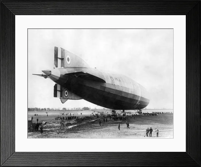 Framed Print : The R. 34 made her first trial trip on Friday 10th March 1919 Framed Print : The R. 34 made her first trial trip on Friday 10th March 1919