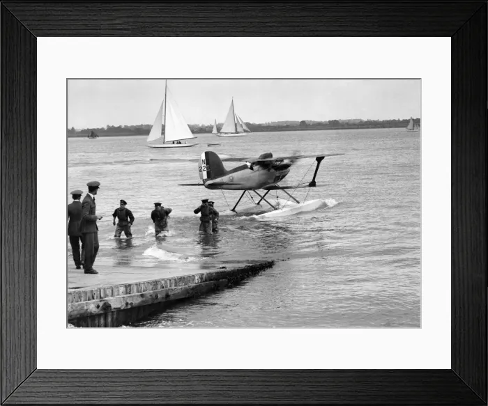 Framed Print : Schneider Trophy Trials. The Gloster Napier 4 (Gloster IVB N-222 Framed Print : Schneider Trophy Trials. The Gloster Napier 4 (Gloster IVB N-222