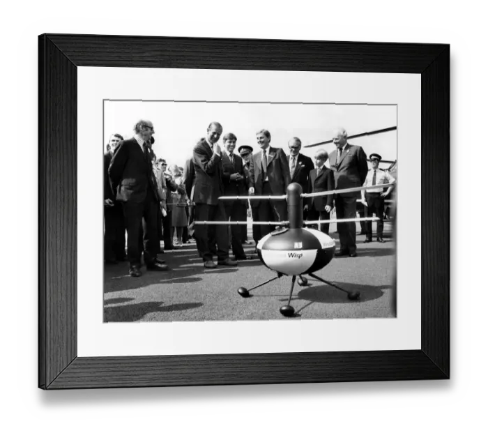 Framed Print : Royals Visit Farnborough Air Show: Prince Philip paid a visit to the Farnborough air show Framed Print : Royals Visit Farnborough Air Show: Prince Philip paid a visit to the Farnborough air show