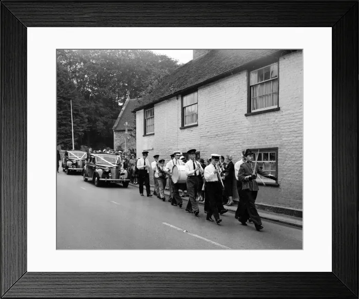 Framed Print : Wedding of William Albert Cooper and Maureen Ovenden at St Framed Print : Wedding of William Albert Cooper and Maureen Ovenden at St