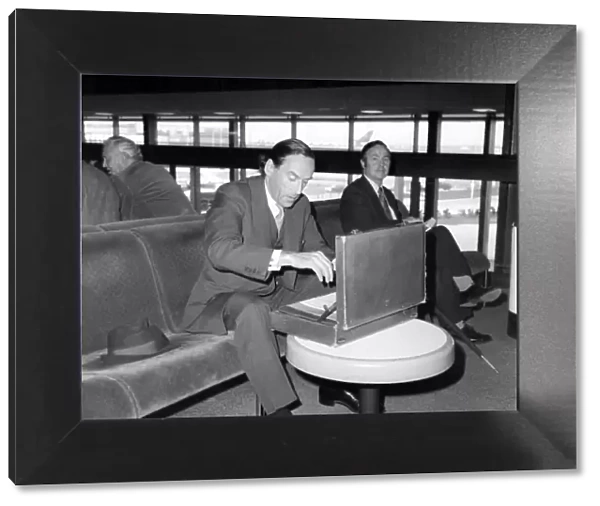 Heathrow Airport: Mr. Jeremy Thorpe M. P. leader of the Liberal Party. September 1974
