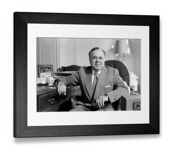 Framed Print : Harry Saltzman, co-producer of the Bond films, in his London Office Seotember 1975 Framed Print : Harry Saltzman, co-producer of the Bond films, in his London Office Seotember 1975