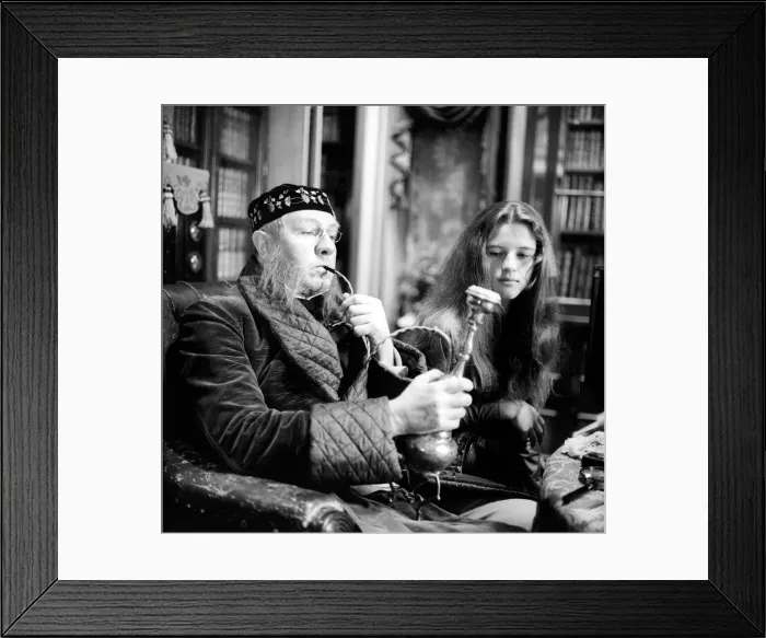 Framed Print : Sir Michael Redgrave has joined the cast of BBC 1 TVIs production of nAlice in Framed Print : Sir Michael Redgrave has joined the cast of BBC 1 TVIs production of nAlice in