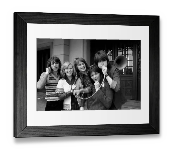 Framed Print : The New Seekers pop group. May 1976