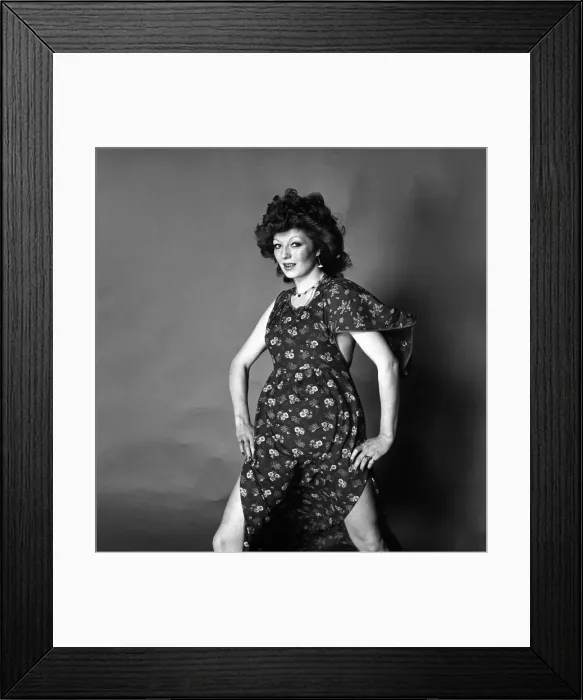 Framed Print : Rula Lenska who stars in the Rock Follies TV Series. March 1976 Framed Print : Rula Lenska who stars in the Rock Follies TV Series. March 1976