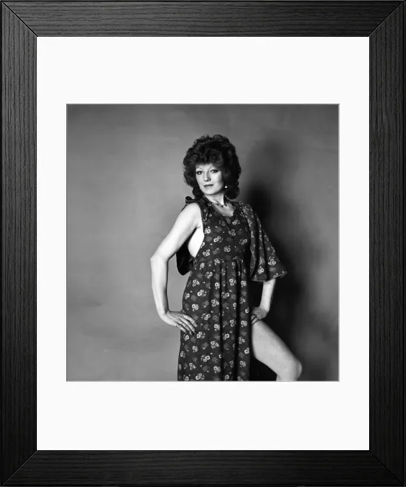 Framed Print : Rula Lenska who stars in the Rock Follies TV Series. March 1976 Framed Print : Rula Lenska who stars in the Rock Follies TV Series. March 1976