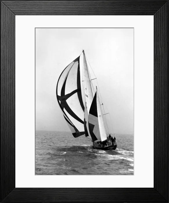 Framed Print : Round The World Yacht Race: Great Britain II seen here on the last leg in English Channel Framed Print : Round The World Yacht Race: Great Britain II seen here on the last leg in English Channel