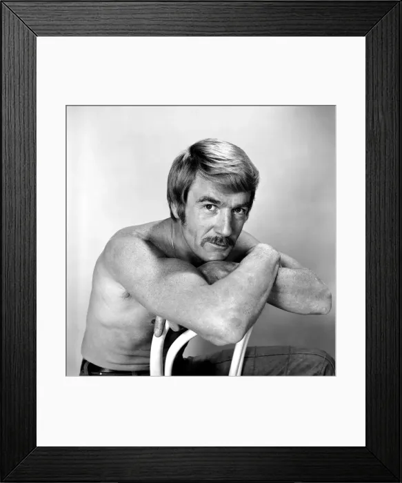 Framed Print : Actor: Bryan Marshall who stars in the TV series Warship. January 1976 Framed Print : Actor: Bryan Marshall who stars in the TV series Warship. January 1976