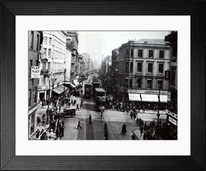 : Argyll Street in Glasgow circa 1935 : Argyll Street in Glasgow circa 1935