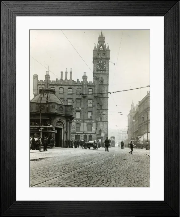Framed Print : Tolbooth Steeple Glasgow Cross 1929 Framed Print : Tolbooth Steeple Glasgow Cross 1929