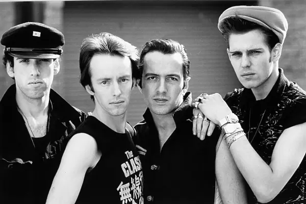 The Clash British pop group punk 1982