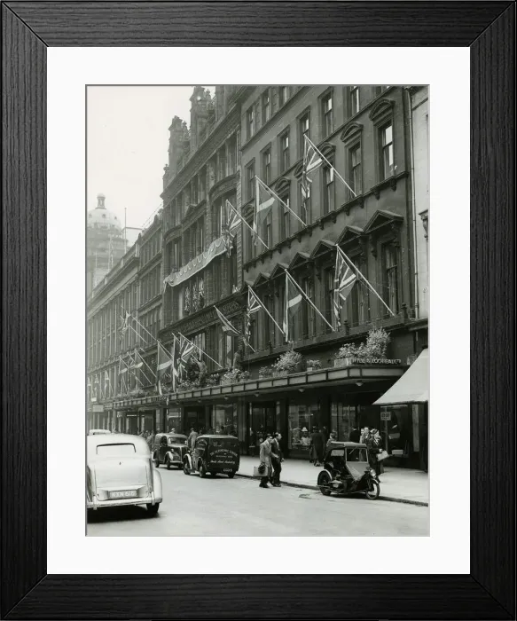 Framed Print : Wylie and Lochhead store Buchanan Street 1953 Glasgow