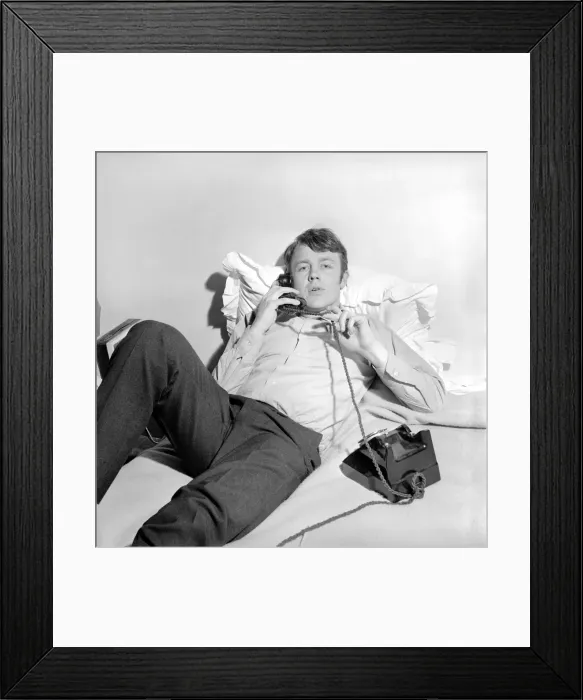 Framed Print : Champions actor William (Bill) Gaunt seen here at home. 1966 A972-005 Framed Print : Champions actor William (Bill) Gaunt seen here at home. 1966 A972-005