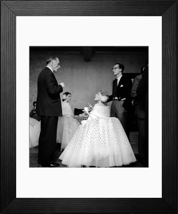 Framed Print : Entertainment: Television: Behind the scenes of Victor Sylvesters dancing club