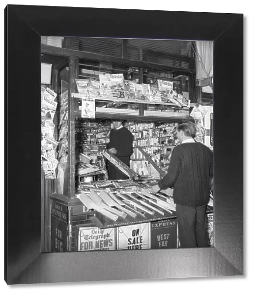 Sweetshops and shop assistants. 1960 A1204-003