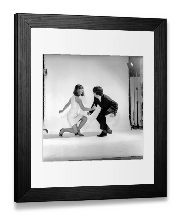 Framed Print : Couple dancing the Bend'. 1960 A1202-012
