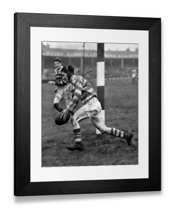 Framed Print : Loose forward Harry Street, Wigans new signing from Dewsbury