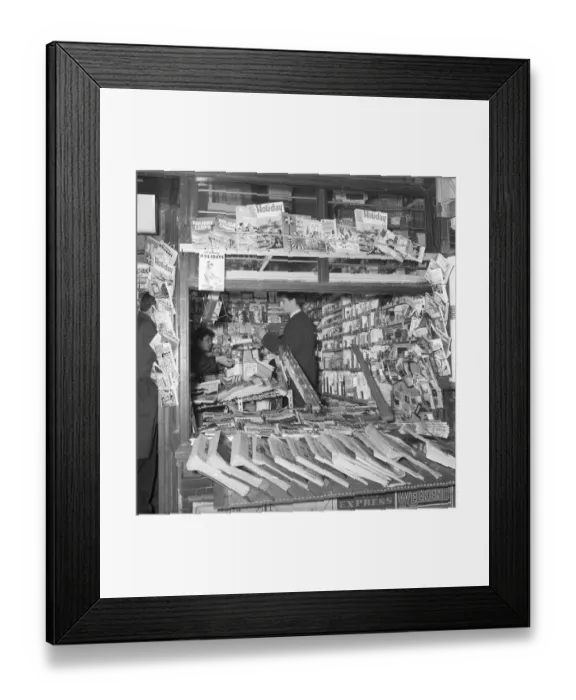 Framed Print : Sweetshops and shop assistants. 1960 A1204-005 Framed Print : Sweetshops and shop assistants. 1960 A1204-005