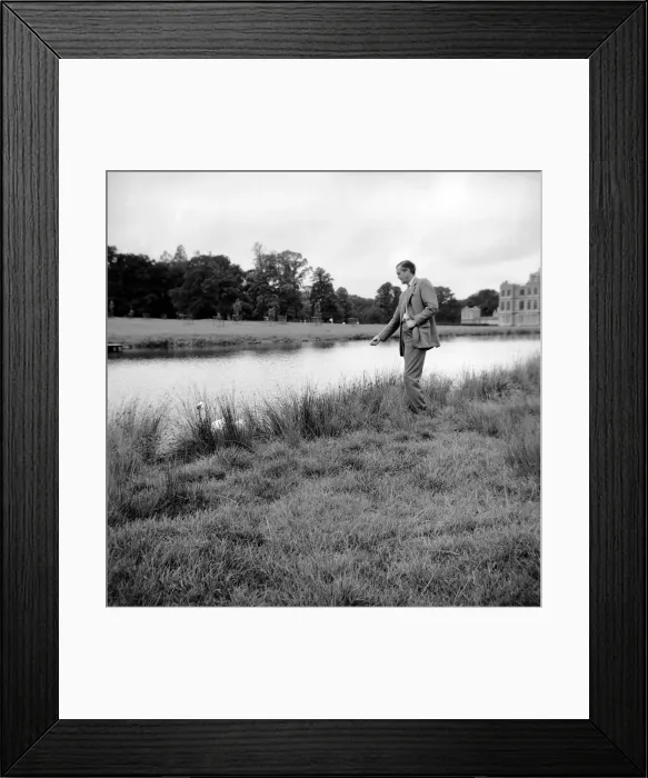 Framed Print : The Marquess of Bath seen here at Longleat house. January 1961 Framed Print : The Marquess of Bath seen here at Longleat house. January 1961