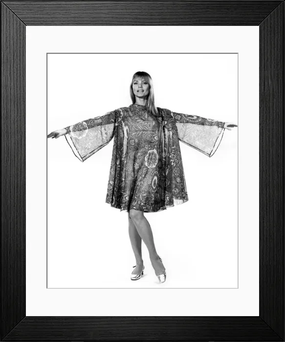 Framed Print : Reveille Fashions: Uschi Bernell. July 1968 P008394 Framed Print : Reveille Fashions: Uschi Bernell. July 1968 P008394