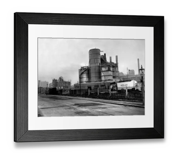 Framed Print : Industry: Thomas Hedley & Co. Ltd, soap works in Trafford Park