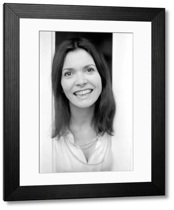 Framed Print : TV presenter Joan Bakewell to act in a comedy. March 1975 Framed Print : TV presenter Joan Bakewell to act in a comedy. March 1975