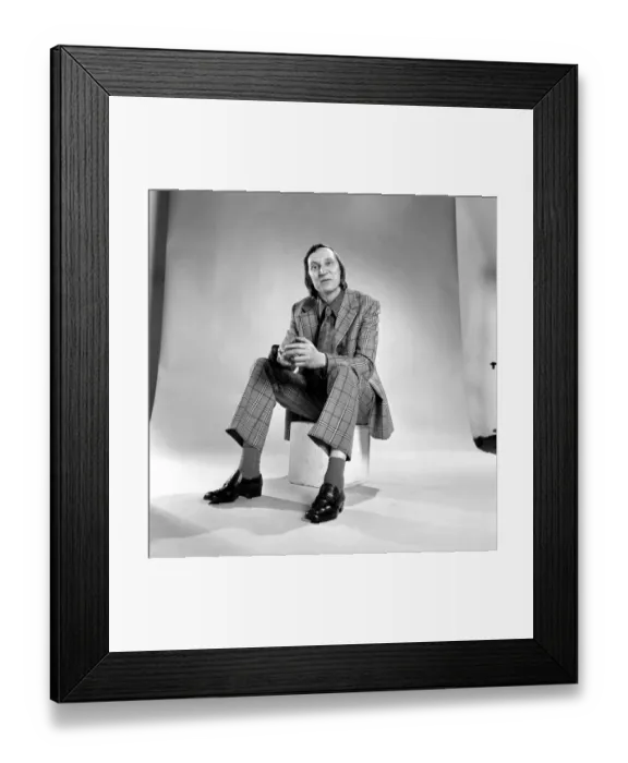 Framed Print : Actor Stephen Lewis who stars as the bus inspector Blakey in the hit TV series